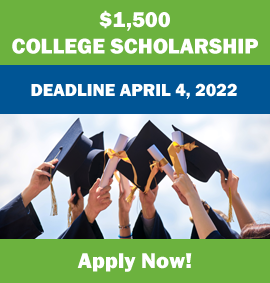 $1,500 COLLEGE SCHOLARSHIP